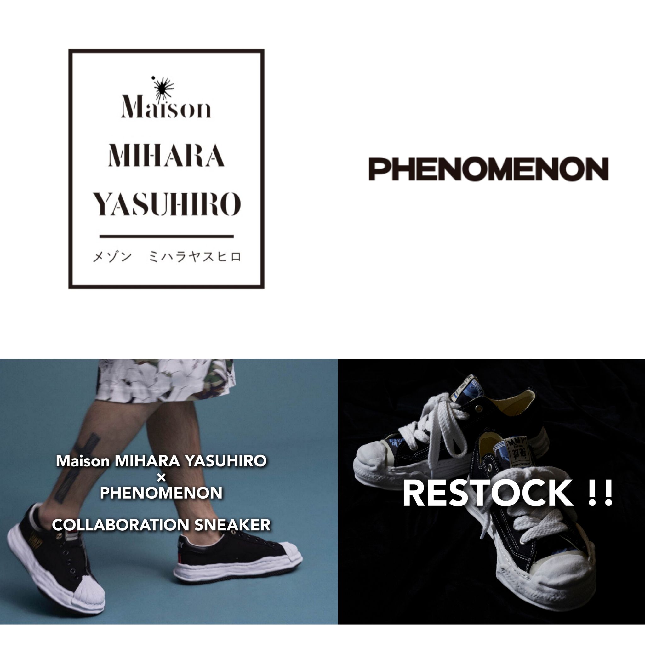 maison MIHARA YASUHIRO(ミハラヤスヒロ)×PHENOMENON(フェノメノン)の 